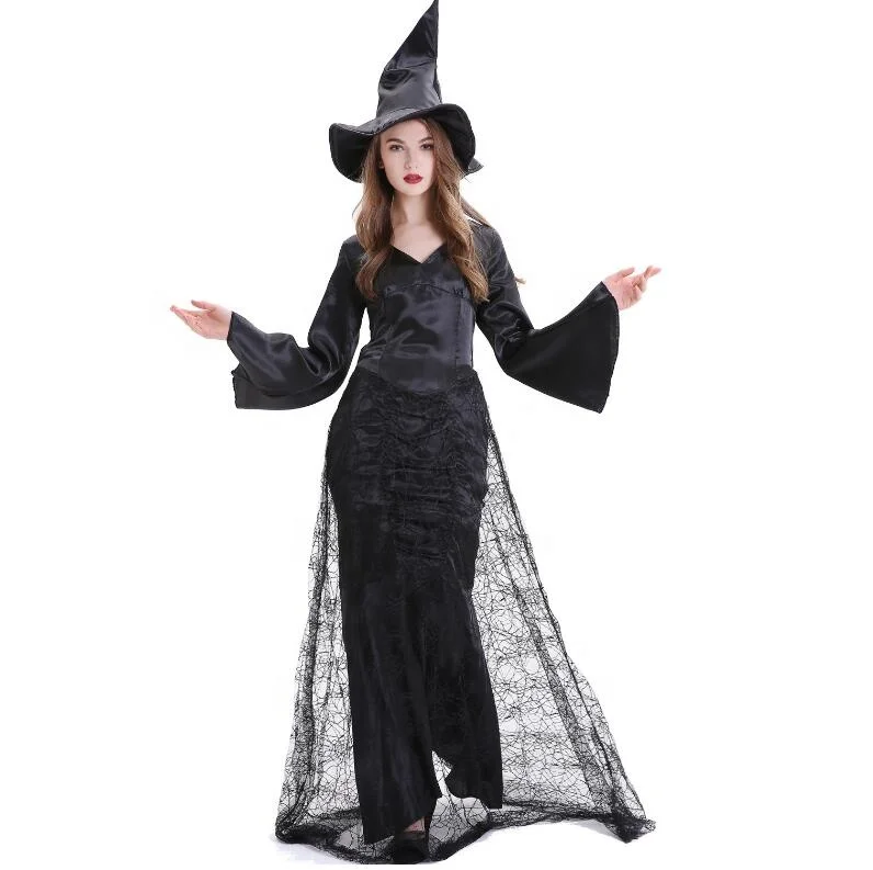 Gothic Witch Costume for Adults luxury new - تفسير الاحلام اون لاين