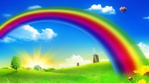 De 50 belangrijkste interpretaties van het zien van een regenboog in een droom door Ibn Sirin