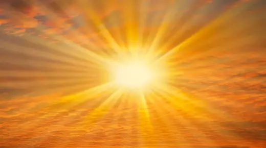 इब्न सिरिनले विवाहित महिलाको लागि सपनामा सूर्यको किरण देखेको व्याख्या