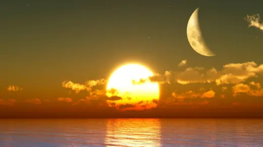 Tolkning av drömmen om att se solen och månen tillsammans i en dröm av Ibn Sirin